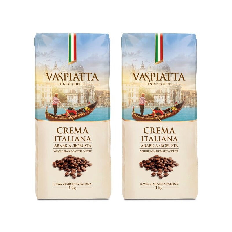 Kawa ziarnista VASPIATTA Crema Italiana 2 x 1 kg