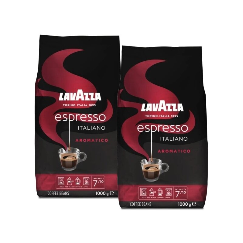 Kawa ziarnista LAVAZZA Espresso Italiano Aromatico Arabica 2 x 1 kg