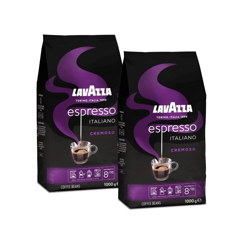 Kawa ziarnista LAVAZZA Espresso Italiano Cremoso 2 x 1 kg