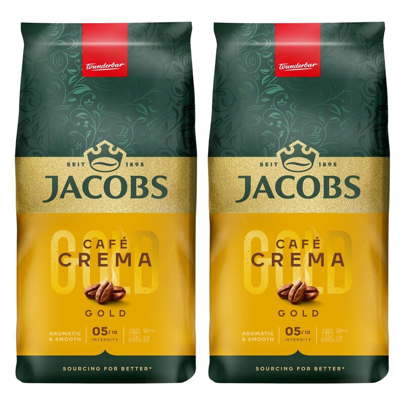 Kawa ziarnista JACOBS Crema 2 x 1 kg