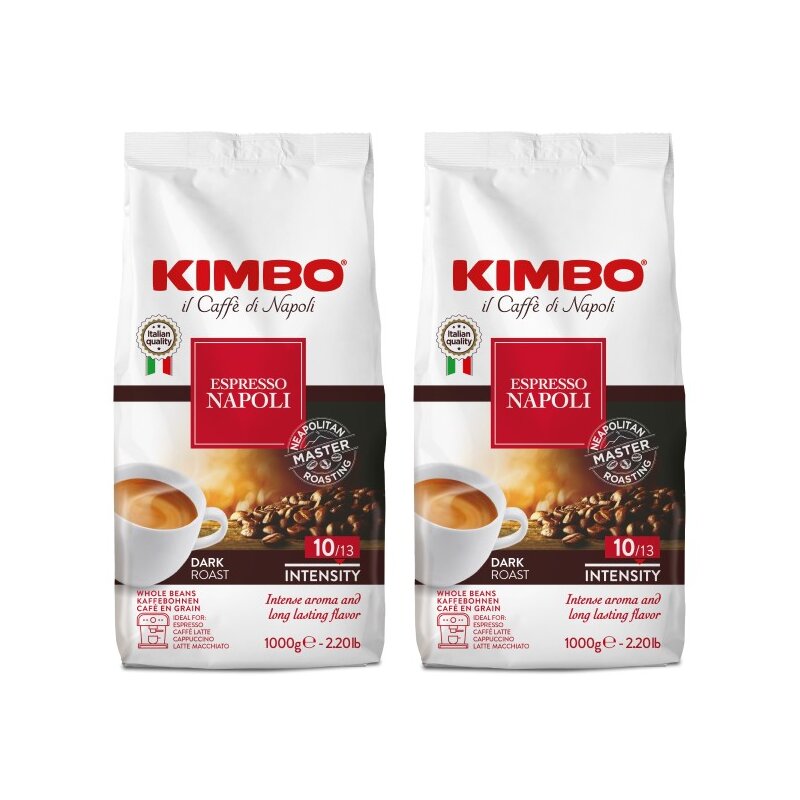Kawa ziarnista KIMBO Espresso Napoli 2 x 1 kg