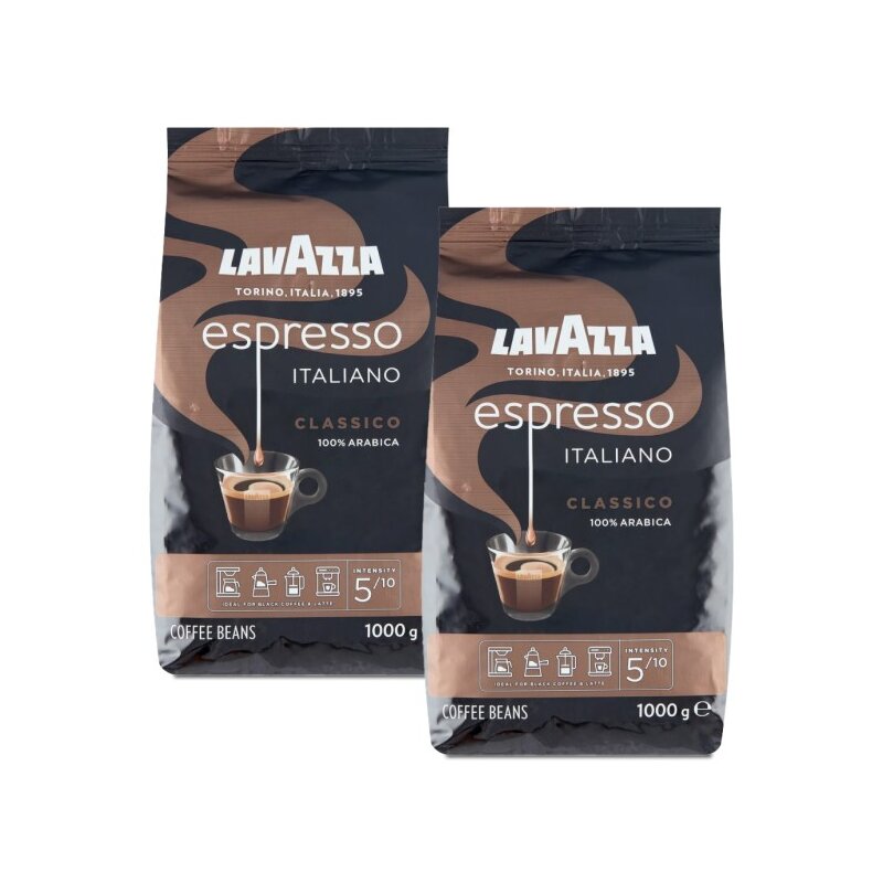 Kawa ziarnista LAVAZZA Espresso Classico 2 x 1 kg