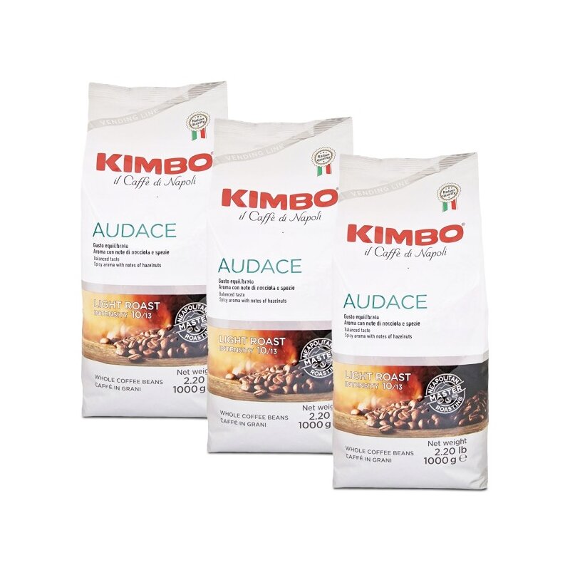 Kawa ziarnista KIMBO Vending Audace Arabica 3 x 1 kg