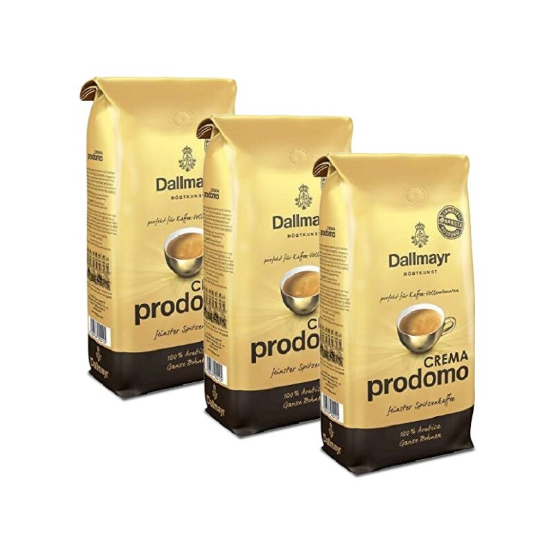 Kawa ziarnista DALLMAYR Prodomo Crema 3 x 1 kg