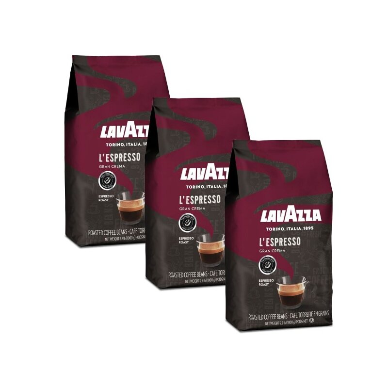 Kawa ziarnista LAVAZZA Caffe Espresso Barista Gran Crema 3 x 1 kg