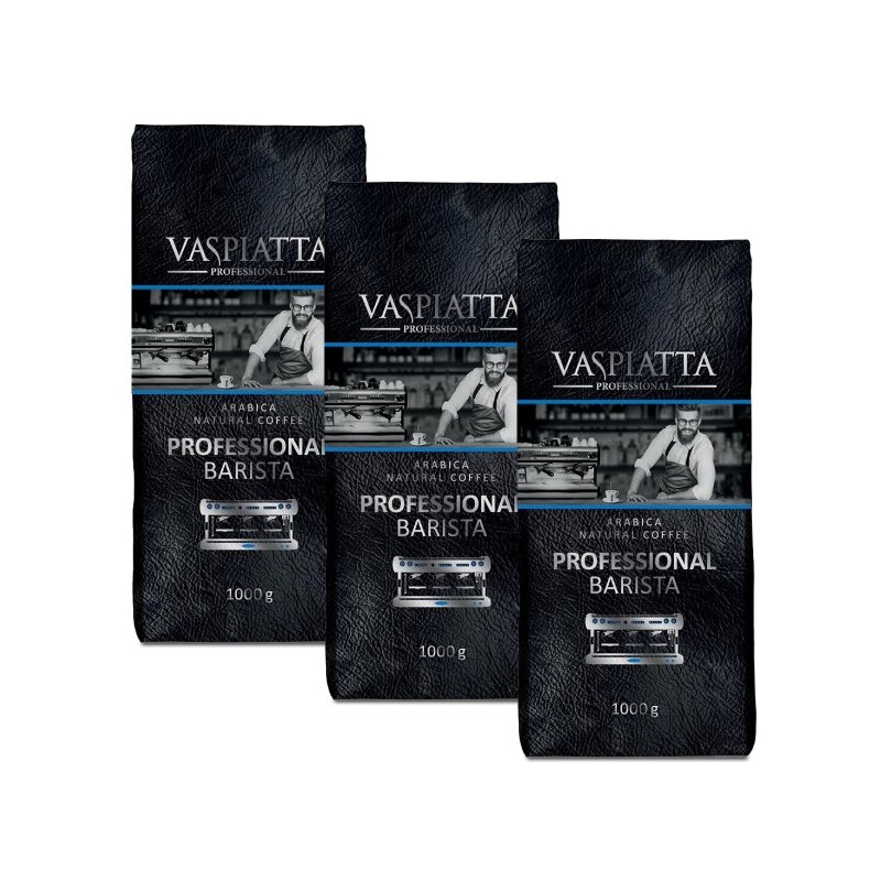 Kawa ziarnista VASPIATTA Professional Barista 3 x 1 kg