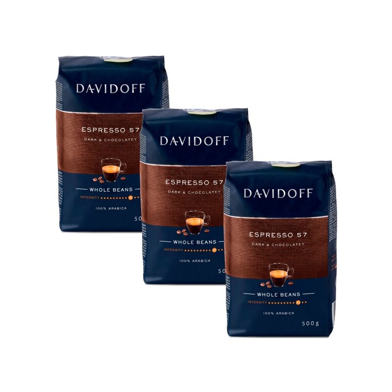 Kawa ziarnista DAVIDOFF Espresso 57 Arabica 3 x 0.5 kg