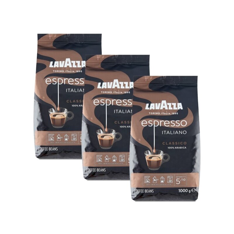 Kawa ziarnista LAVAZZA Espresso Classico 3 x 1 kg