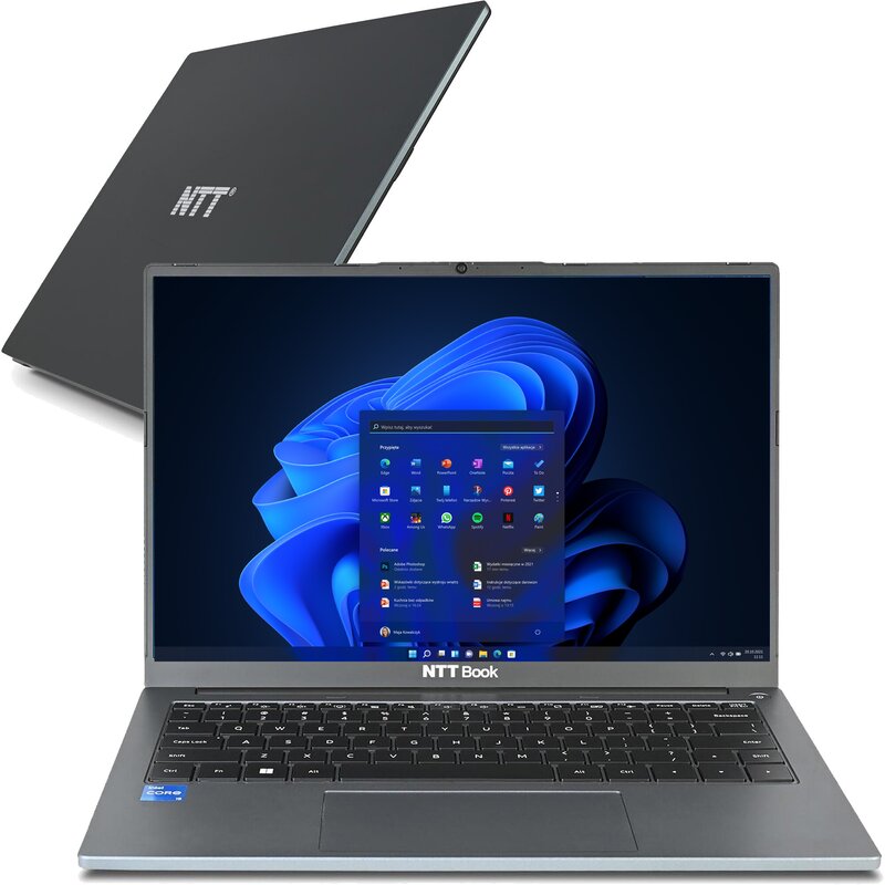 Laptop NTT Book B14IP 14" IPS i5-1235U 16GB RAM 1TB SSD Windows 11 Professional