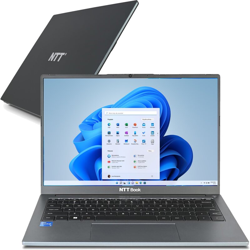Laptop NTT Book B14IP 14" IPS i5-1235U 32GB RAM 1TB SSD Windows 11 Home