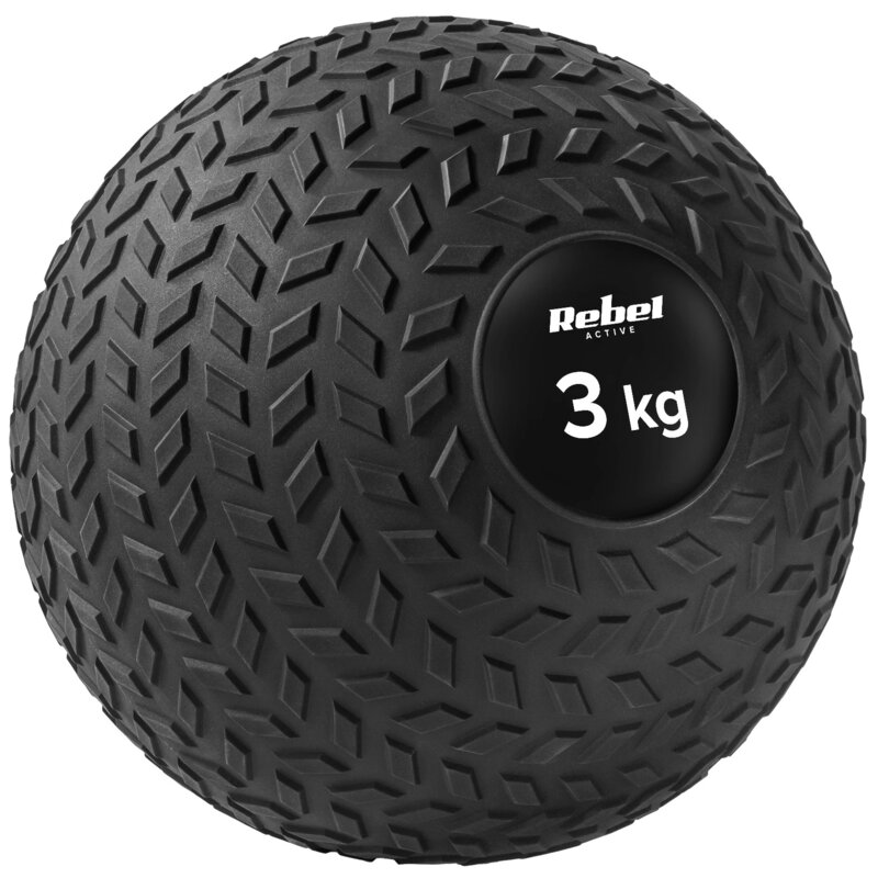 Piłka lekarska REBEL ACTIVE Slam Ball RBA-3108-3 (3 kg)