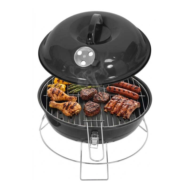 Grill ogrodowy węglowy LUND 99921 Zamykany, przenośny