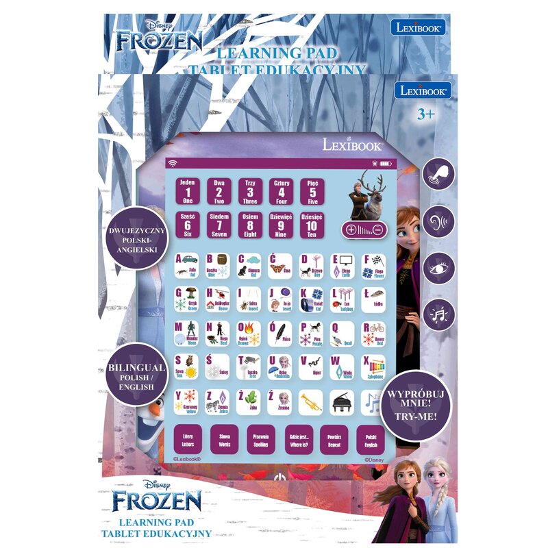 Zabawka tablet edukacyjny LEXIBOOK Kraina lodu JCPAD002FZI17