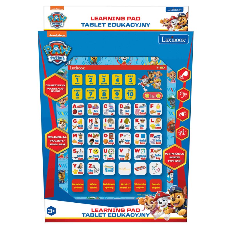 Zabawka tablet edukacyjny LEXIBOOK Psi Patrol JCPAD002PAI17