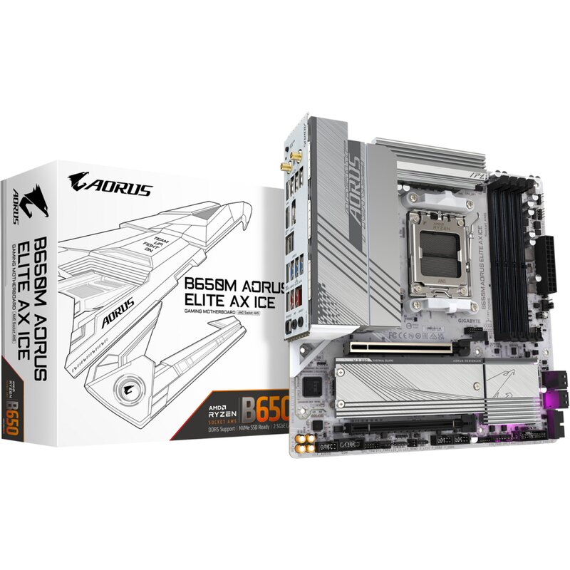 Płyta GIGABYTE B650M Aorus Elite AX Ice