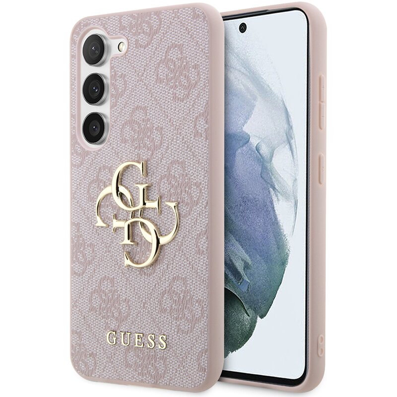 Etui GUESS 4G Big Metal Logo do Samsung Galaxy S24 Różowy