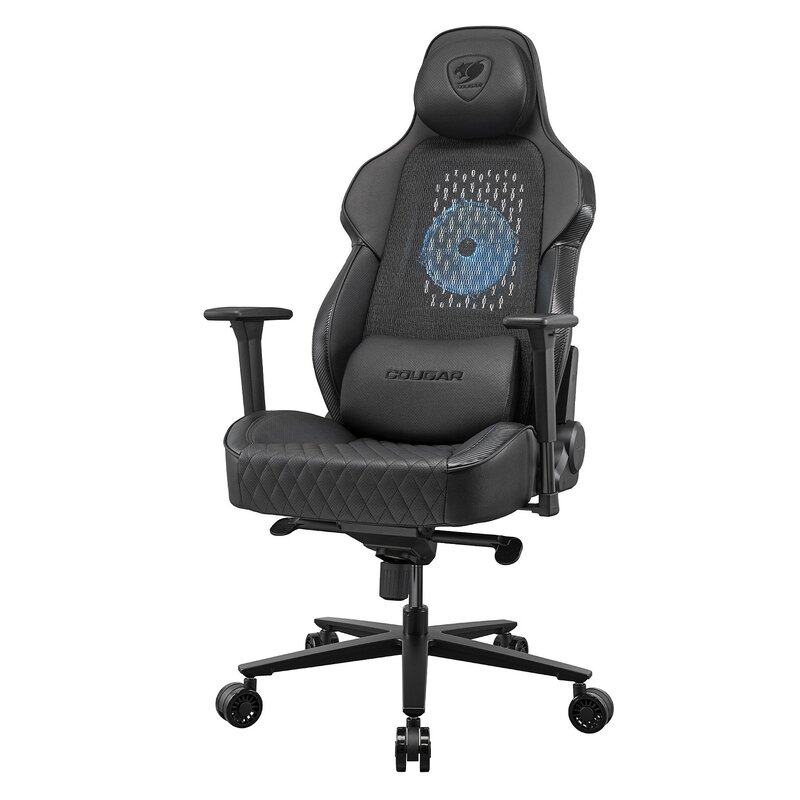 Fotel gamingowy COUGAR NxSys Aero Czarny z wentylatorem