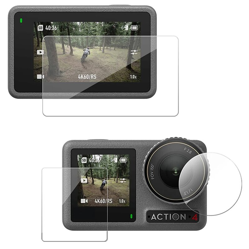 Szkło hartowane TELESIN do DJI Osmo Action 4/3 OA-FLM-007