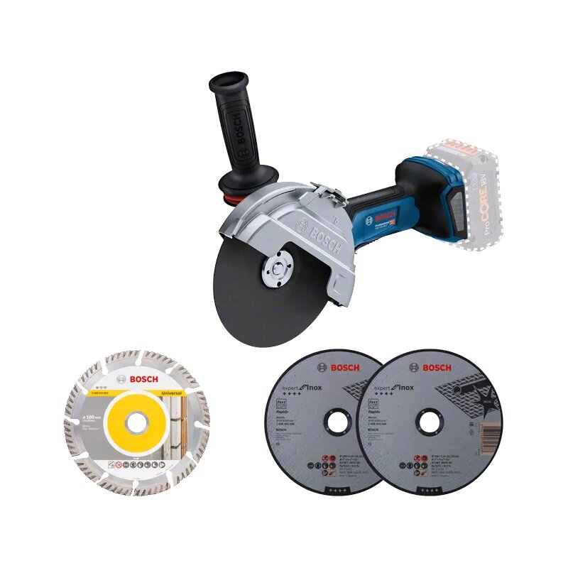 Szlifierka kątowa akumulatorowa BOSCH Professional GWS 18V-180 P 0 601 9H6 L01