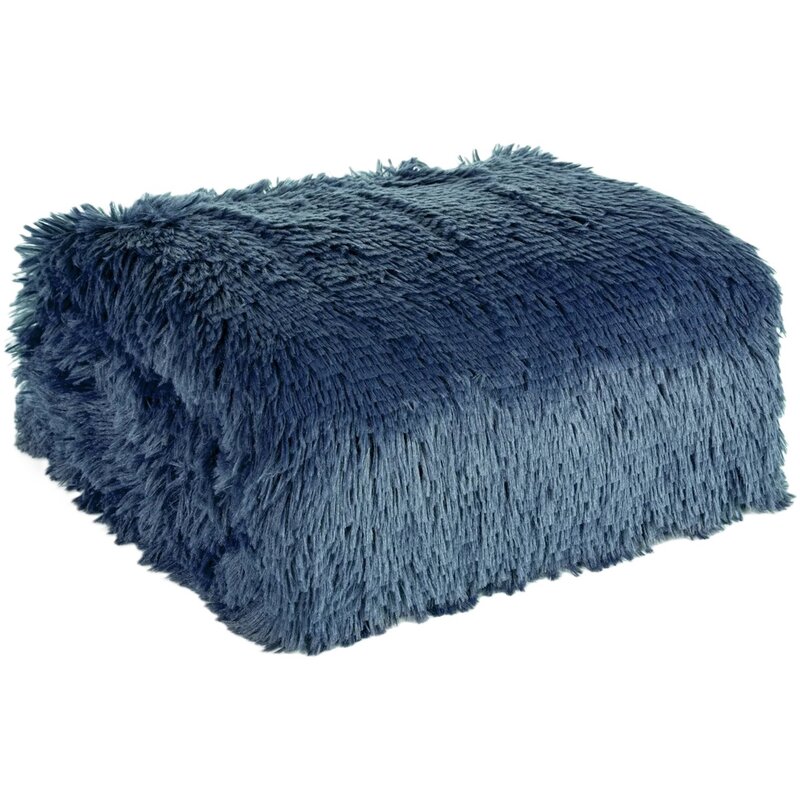 Koc EUROFIRANY Design 91 Tiffany 1 70 x 160 cm Granatowy