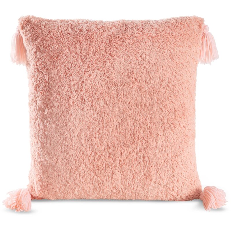 Poszewka EUROFIRANY Elda 45 x 45 cm Różowy