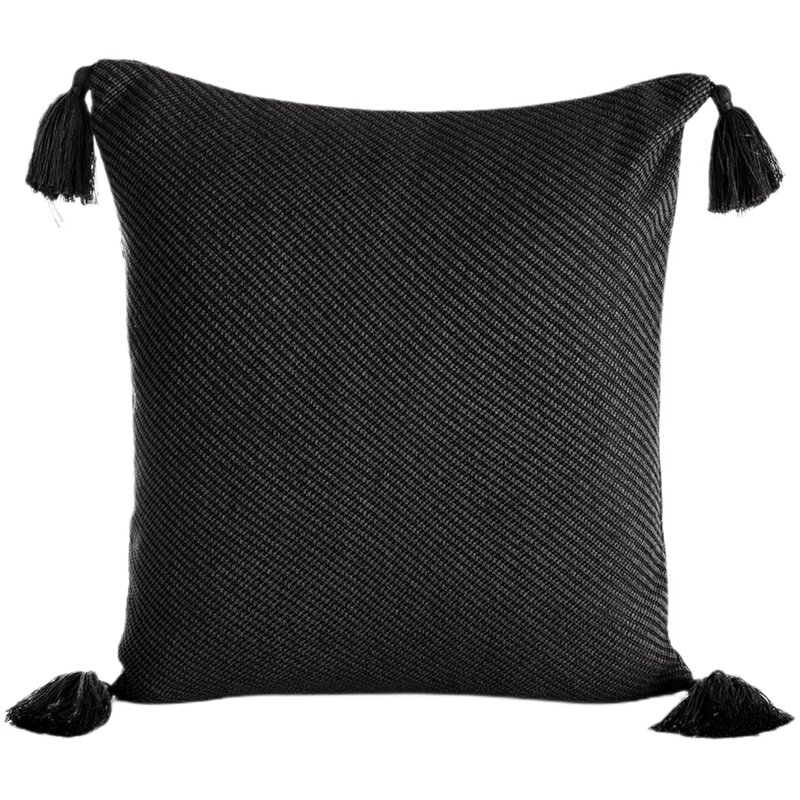 Poszewka EUROFIRANY Poly 45 x 45 cm Czarny