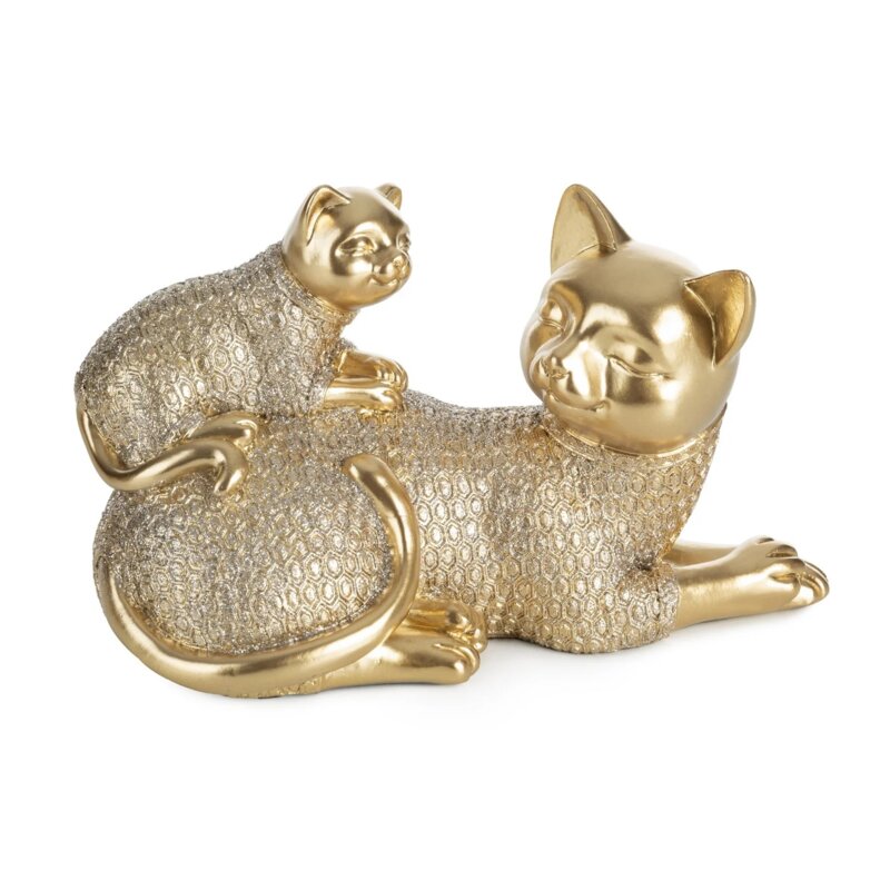 Figurka dekoracyjna EUROFIRANY Haris 9 x 19 x 12 cm Złoty