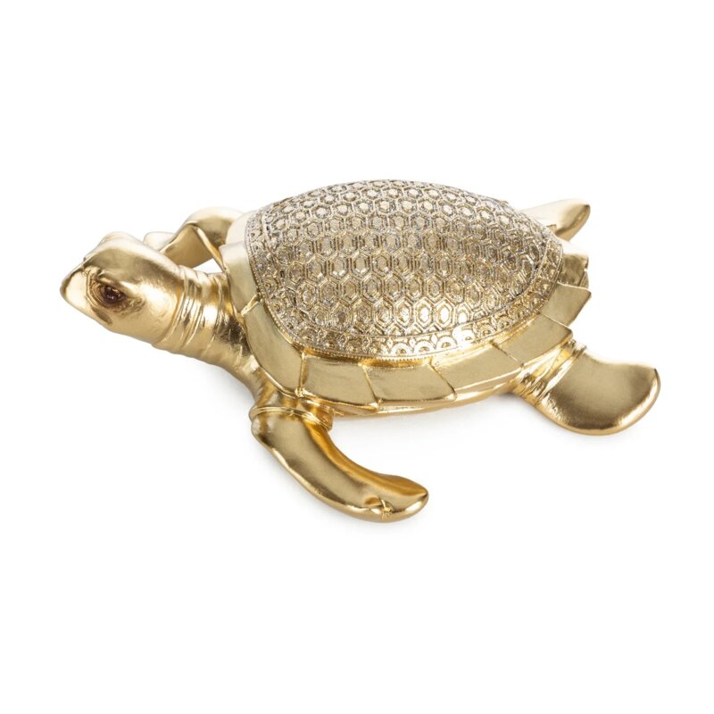 Figurka dekoracyjna EUROFIRANY Haris 12 x 14 x 5 cm Złoty