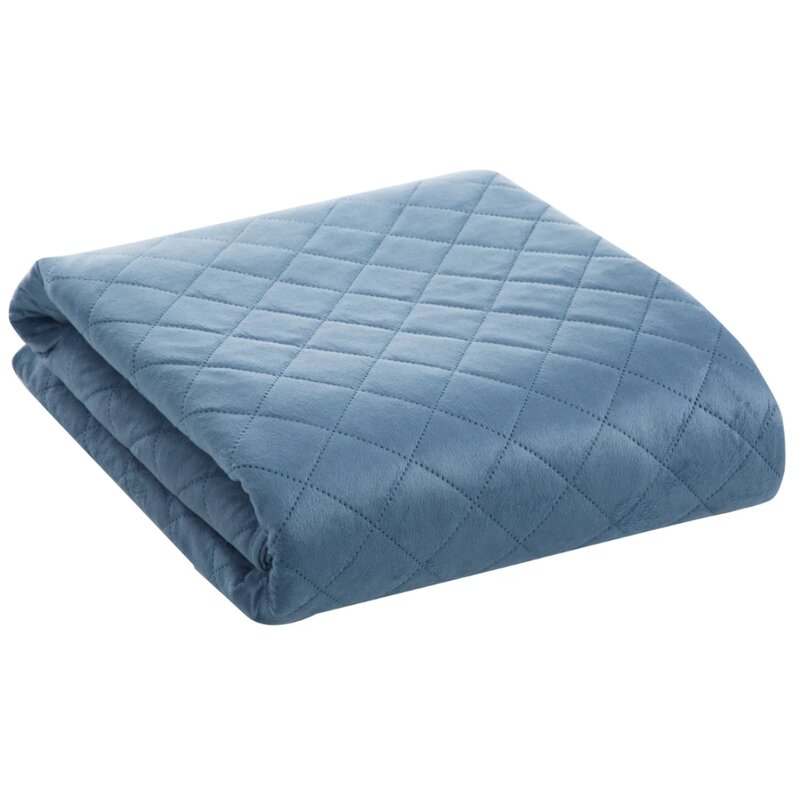 Narzuta D91 LUIZ 5 70 x 160 cm Niebieski