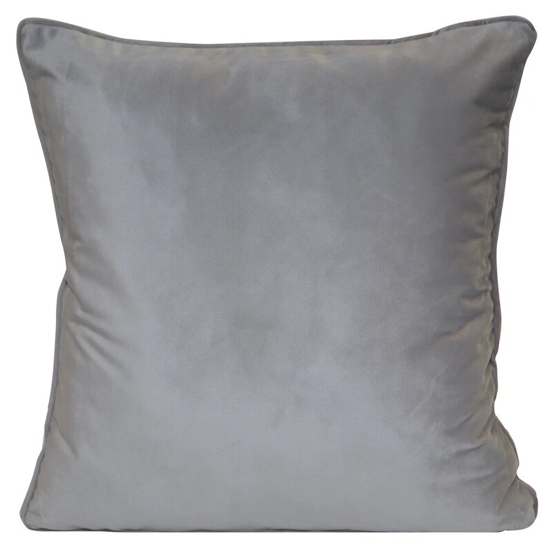 Poszewka EUROFIRANY Sibel 45 x 45 cm Szaro-beżowy