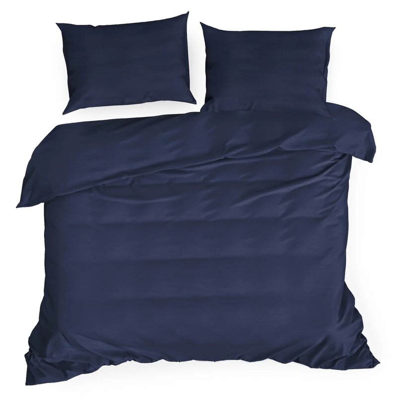 Pościel EUROFIRANY Nova3 160 x 200 cm Ciemnogranatowy
