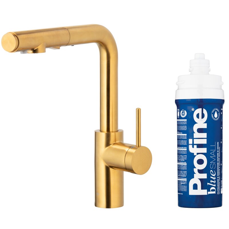KFA Armatura Duero Pure Basic Pull-Out 6623-113-31 Złoty Stal szlachetna