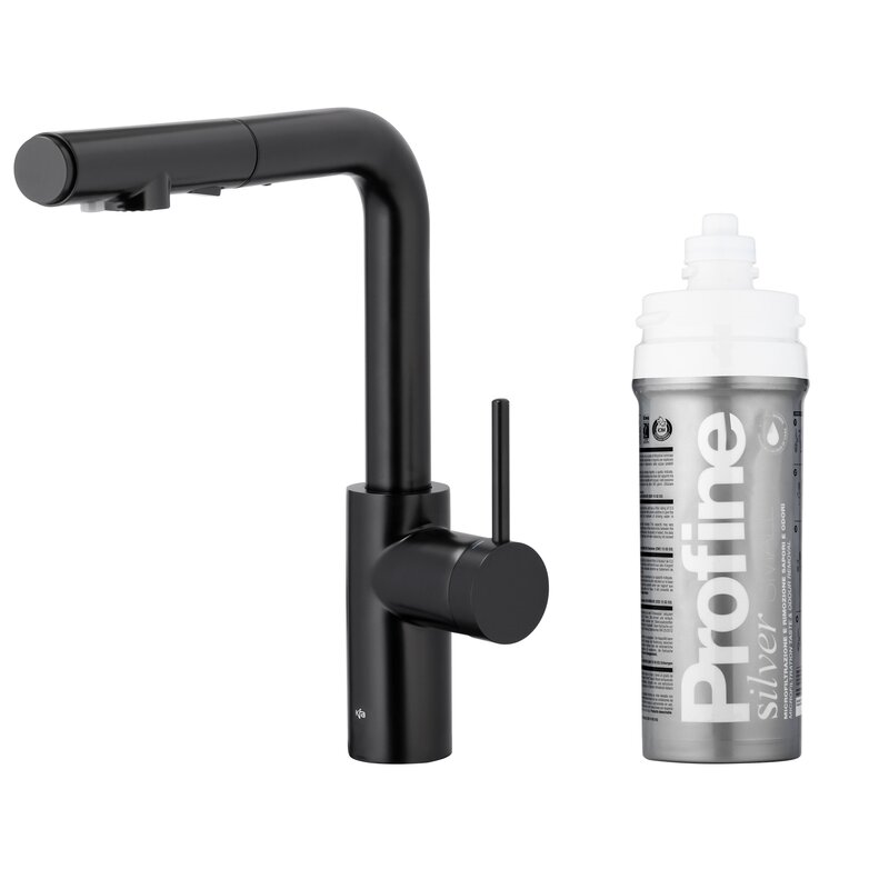 Bateria kuchenna KFA z filtrem SILVER S DUERO PURE BASIC 6623-114-81 Czarny
