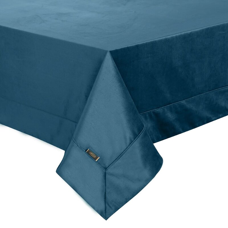Obrus EUROFIRANY Velvet 145 x 220 cm Granatowy