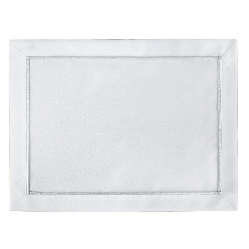 Serweta EUROFIRANY Madele 30 x 40 cm Srebrno-biały (4 szt.)