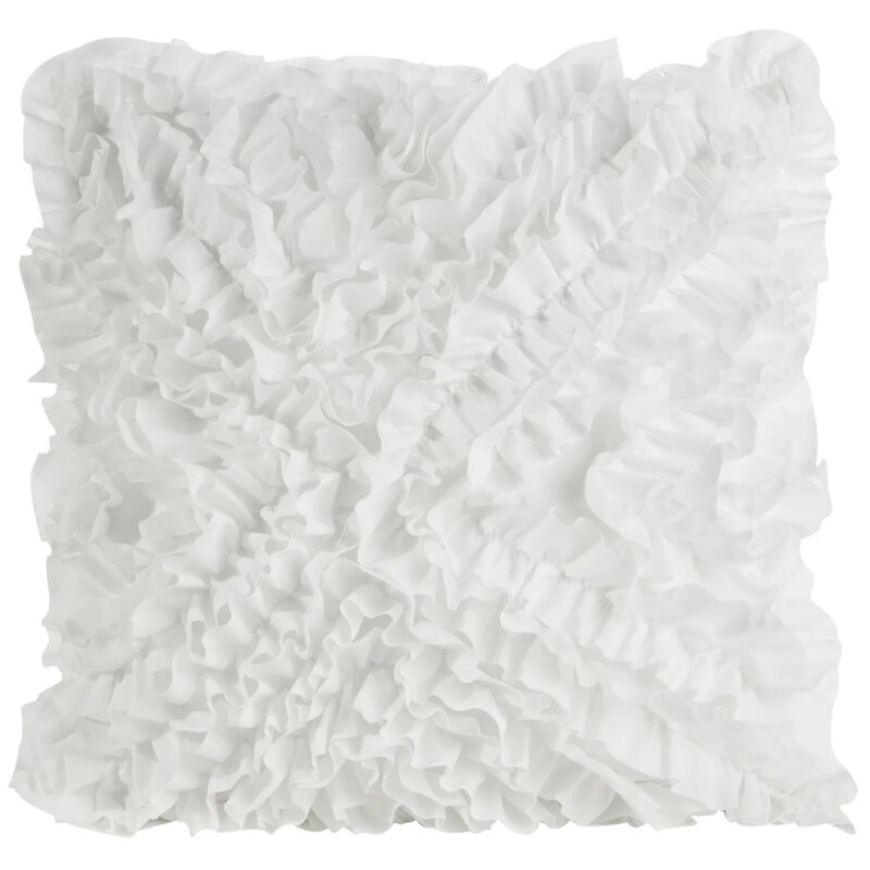 Poszewka EUROFIRANY Mirena 45 x 45 cm Biały