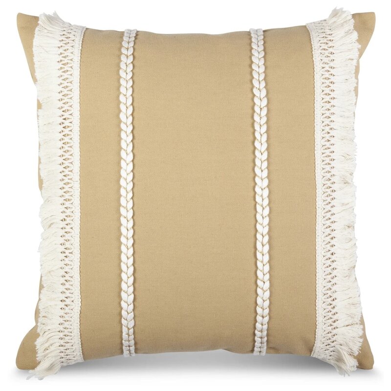 Poszewka EUROFIRANY Boho 1 45 x 45 cm Beżowy