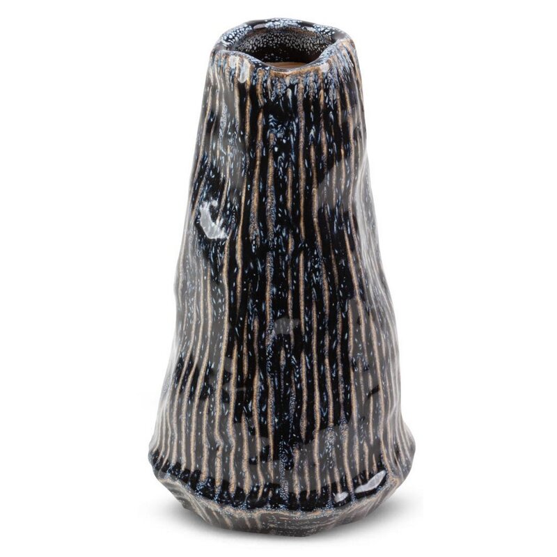 Wazon EUROFIRANY Alda 12 x 20 cm Granatowy