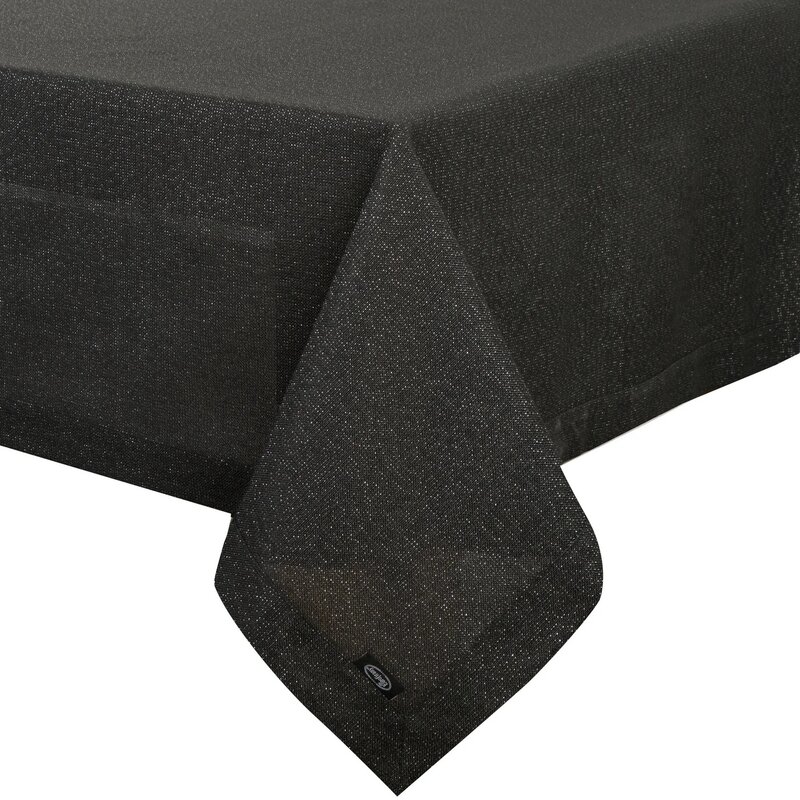 Obrus EUROFIRANY Stella 1 145 x 260 cm Czarny