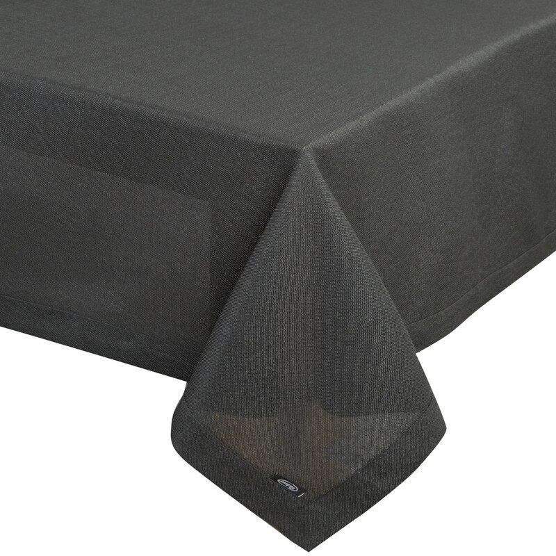 Obrus EUROFIRANY Stella 145 x 350 cm Czarny