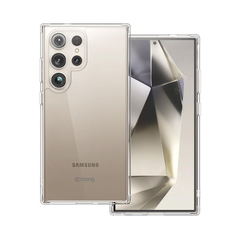 Etui CRONG Crystal Shield Cover do Samsung Galaxy S24 Ultra Przezroczysty