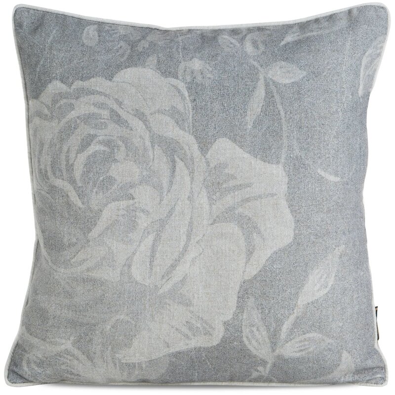 Poszewka EUROFIRANY Len 10 45 x 45 cm Stalowy