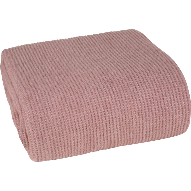 Koc EUROFIRANY D91 Amber 200 x 220 cm Pudrowy róż