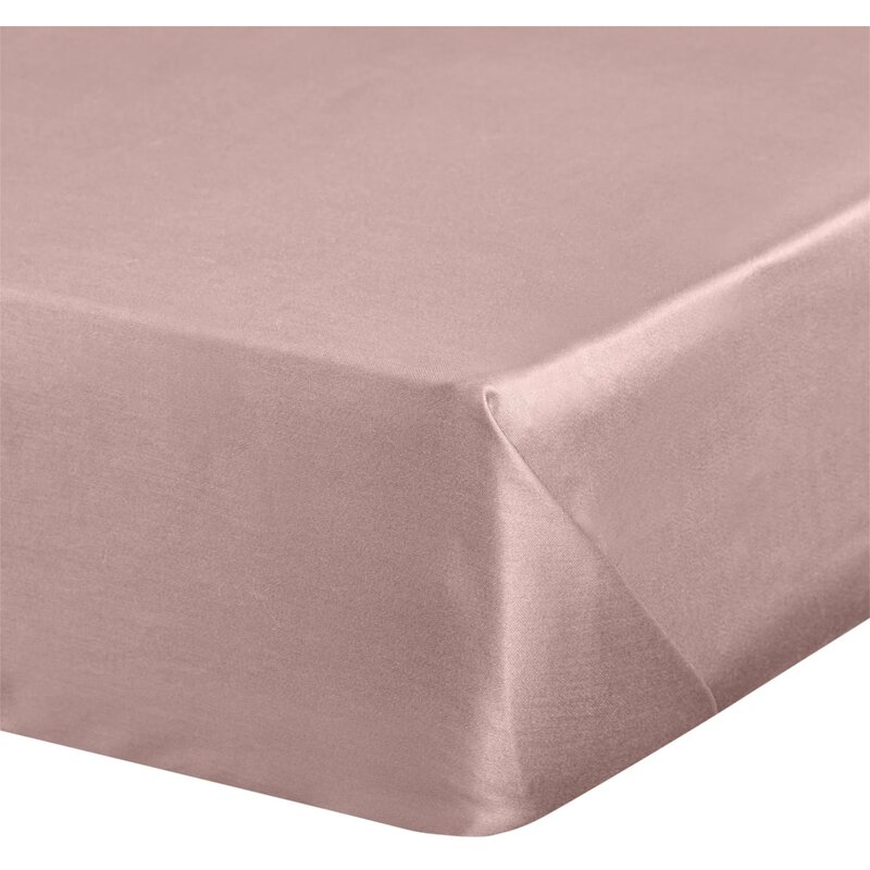 Prześcieradło EUROFIRANY Nova 220 x 210 cm Pudrowy róż
