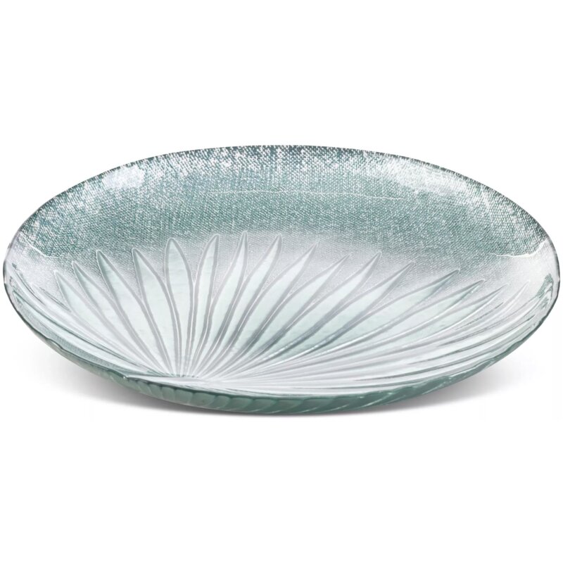 Patera dekoracyjna EUROFIRANY Bena (01) 33 x 33 x 4 cm Miętowy