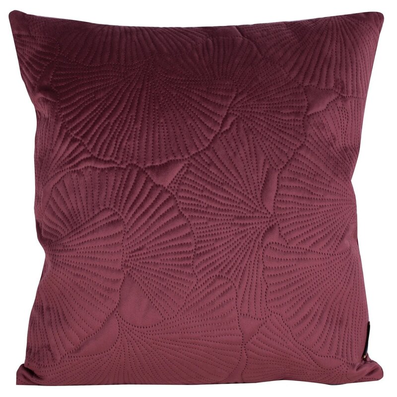 Poszewka EUROFIRANY Velvet 404877 45 x 45 cm Bordowy