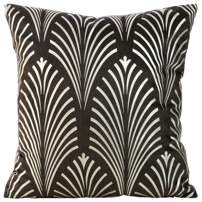 Poszewka EUROFIRANY Blink 27 45 x 45 cm Czarny