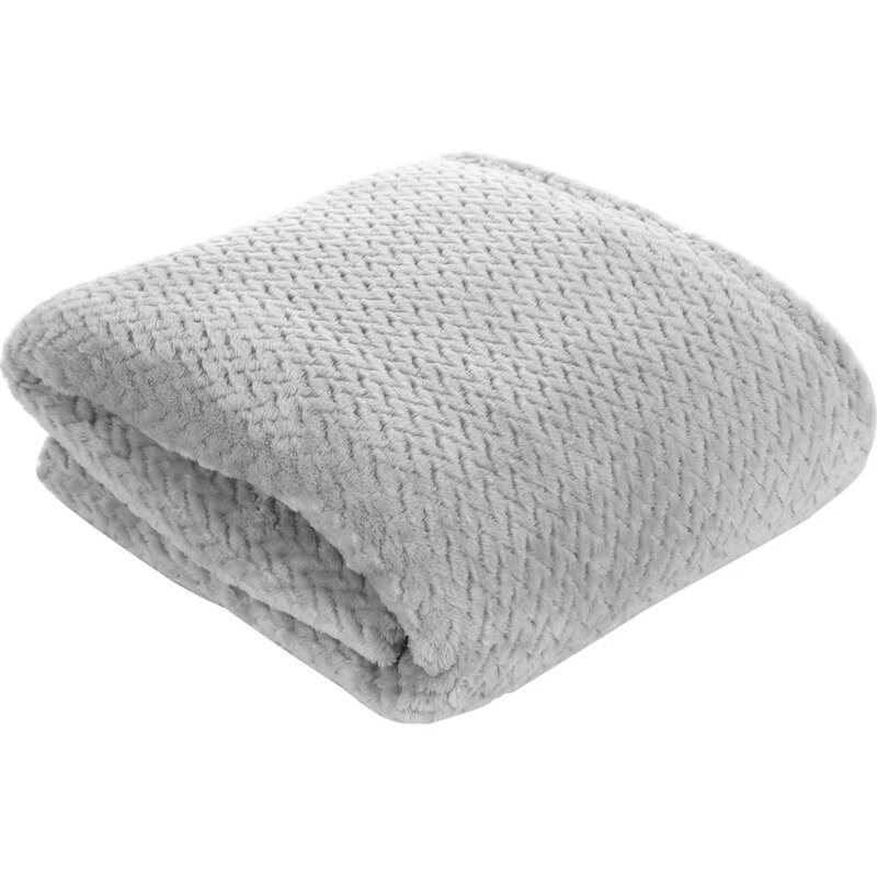 Koc EUROFIRANY D91 Cindy 3 200 x 220 cm Popielaty