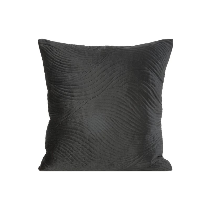 Poszewka EUROFIRANY Ria 5 45 x 45 cm Czarny