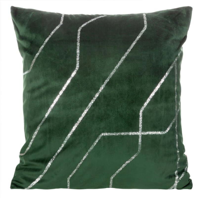 Poszewka EUROFIRANY Blink 37 45 x 45 cm Ciemnozielony